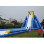 Amazing Single Lane Jungle Blow Up Slip And Slide For Adults In Playing Center for sale