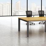 L Shaped Yellow Desktop Luxury Modern Executive Desks MFC Director Tables