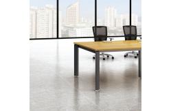 China L Shaped Yellow Desktop Luxury Modern Executive Desks MFC Director Tables supplier