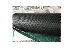 China Rubber Diamond Conveyor Pulley Lagging Cold Vulcanizing Pulley Lagging Rubber Sheet supplier