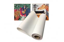 China Large Format Inkjet Polyester Cotton Canvas For Inkjet Printers supplier