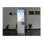 Multi USB Cell Phone Charging Stations Floor Standing , White / Silver Color for sale