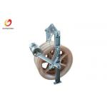 Grounding Roller Stringing Cable Pulley Block For Overhead Line Tranmission for sale