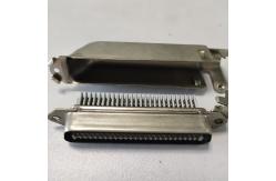 China Custom PBT IDC Male Connector Plug 50 Pin Connector With Screws supplier