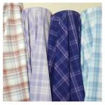 Dyed Flannel 100 Polyester Filament Check Yarn Uniform Giguam Fabric With Construction for sale