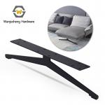 Sofa Accessories Furniture Hardware Brackets Heavy-Duty Furniture Base Frames Black Metal Sofa Bed Legs for sale