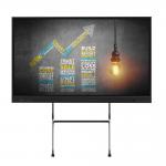 Interactive 4K Ultra HD LCD Smart Board Windows OS 10/11 Pro Wall Mountable Tempered Glass Built In Speakers Touch for sale
