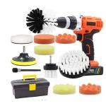 13cm 13Pcs Soft Drill Brush Attachment Set 1.5kg Efficient Cleaning for sale