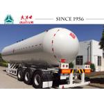 58.1 Cbm 3 Axles LPG Tank Trailer , LPG Gas Tanker Truck ASME Standard for sale