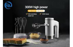 China Electric Egg Beater With Stand ABS Stainless Steel supplier
