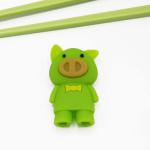 Silicone Pig Shaped Tableware Helper Chopsticks Holders Chopsticks Head For Kids for sale