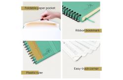 China FSC Certified Paper 100GSM 2023 Mini Weekly Planner Spiral Daily Weekly Schedule supplier