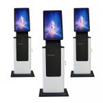 32 Inch Self Service Touch Screen Ticket Vending Kiosk With Cash Coin Printer for sale