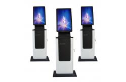 China 32 Inch Self Service Touch Screen Ticket Vending Kiosk With Cash Coin Printer supplier