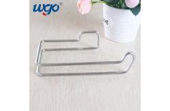 China Self Adhesive Installed Bathroom Paper Roll Holder Damage Free Mounting supplier
