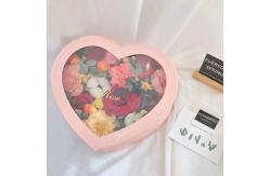 China Paper Heart Shaped Gift Boxes Packaging Box Custom Logo Printing For Flower supplier
