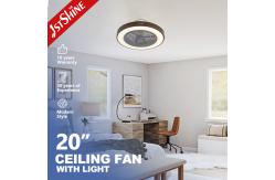 China Bedroom Remote Control Silent DC Motor Low Profile Ceiling Fan With Lights supplier