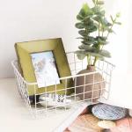 Small Stainless Steel Wire Mesh Basket Galvanized 14cm*20cm*30cm for sale