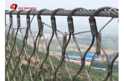 China 316l Zoo 7 X 7 Stainless Steel Wire Rope Mesh Flexible supplier