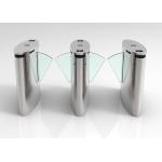 Multi Lanes Flap Barrier Turnstile IP54 30 Person / Minute Passing Speed Retractable