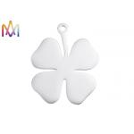 Rustproof SS304 Engraved Four Leaf Clover Pendant