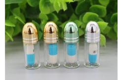 China 56mm Purple Single Pill Container 1g Clear Empty Capsules supplier