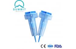 China Sterile Push Button Lancet 28G 1.6mm For Blood Glucose Testing supplier