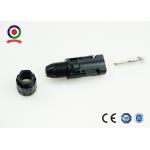 Black Solar Panel Connectors For Outdoor Harsh Environments CE Approved for sale