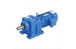 China Flange Mounted Bevel Helical Gearbox With Electric Motor supplier