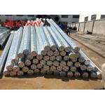 Galvanized Steel Power Transmission Poles 25ft-40ft 10kV-220kV for sale