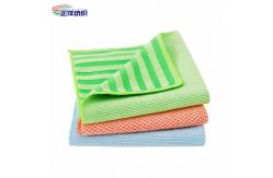 China 300gsm Reusable Cleaning Cloth 40X40CM Microfiber PP Scrubber Dish Washing Cloth supplier