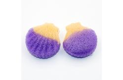 China Custom Round Gradient Natural Konjac Sponge 8.5cm*5.5cm*2.5cm supplier