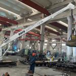 fixed boom cranes with low in maintenance at offshore wind platforms