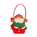 Wool Felt Christmas Gifts Sack Shopping Tote Bag Promotional For Ladies for sale