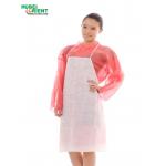 ISO13485 Disposable Aprons Non Woven Single Use PP Waterproof Medical Aprons Without Sleeves for sale