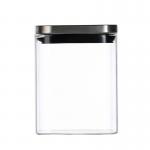 Borosilicate Dry Food 500ml Glass Kitchen Canister for sale