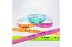 China Customized Printed Personalized Paper Wristbands For Events Synthetic supplier