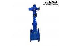 China Cast Iron Soft Seal Flange Elastic Seat Switch Valve Hand Electric Gate Valve supplier