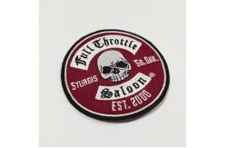 China Twill Background Iron On Patch Dry Cleanable Motorcycle Clubs supplier
