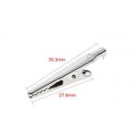 28MM Red Electronic Components Metal Alligator Clip With Plastic Boot Rated