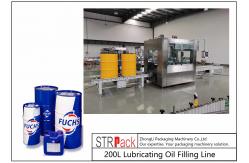 China 200L Lubricating Oil Lotion Bottle Filling Machine Automatic High Performance supplier