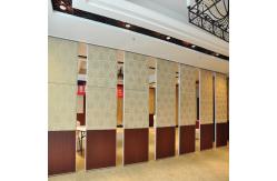 China MDF Surface Movable Partition Walls / Sliding Folding Partitions Movable Walls supplier