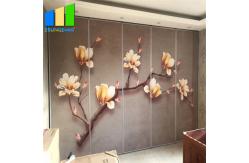 China Sound Proof Partitions Sliding Mobile Restaurant Partition Wall Aluminium Components supplier