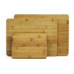Natural Bamboo 100% Premium Organic Cutting & Serving Board Set bamboo cutting board set for sale