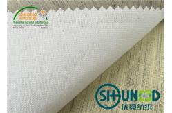 China Class Suit Bonded Interlining , Bump Interlining Canvas Fabric supplier