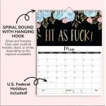 12 X 12 Inches Custom Wall Calendar with Spiral Bound and December End Month for sale