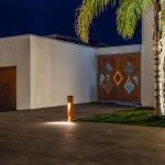 120V Led Garden Bollard Lights Customized Thickness Energy Saving for sale