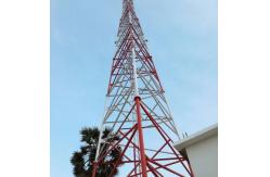 China Three Leg Galvanized Angle Iron Telecommunication Tower For Strong Signal Coverage supplier