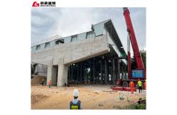 China Prefab Modular Steel Bridge Easy Install Large Span Steel Structure Bridge supplier