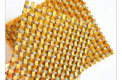 China SS & Brass Architectural Crimped Woven Mesh , Interior Crimped Metal Screen supplier
